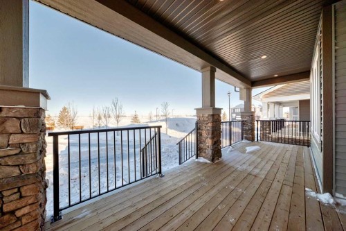 40 Ellen Lane, Crossfield, AB - Outdoor With Deck Patio Veranda With Exterior