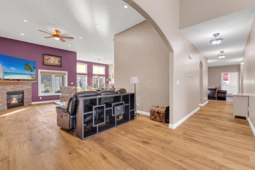 79 Harrison Green, Olds, AB - Indoor With Fireplace