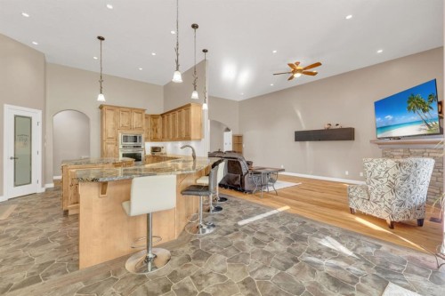 79 Harrison Green, Olds, AB - Indoor Photo Showing Kitchen With Upgraded Kitchen