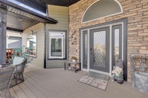 79 Harrison Green, Olds, AB - Outdoor With Deck Patio Veranda With Exterior