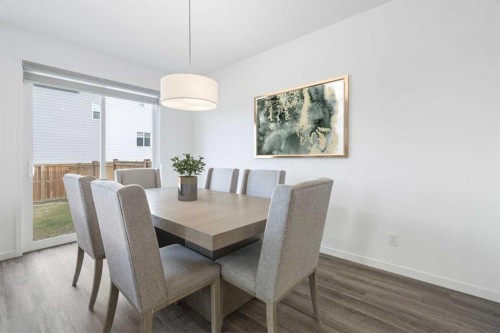 248 Masters Row Se, Calgary, AB - Indoor Photo Showing Dining Room