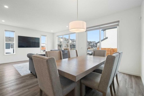 248 Masters Row Se, Calgary, AB - Indoor Photo Showing Dining Room