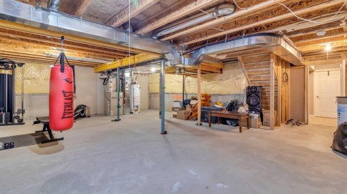 1120 Windhaven Close Sw, Airdrie, AB - Indoor Photo Showing Basement
