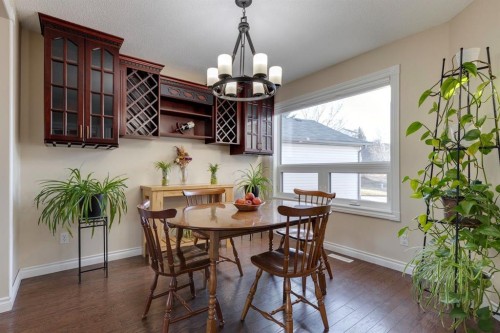 22 Hidden Spring Court Nw, Calgary, AB - Indoor Photo Showing Dining Room