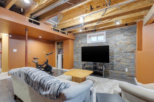 22 Hidden Spring Court Nw, Calgary, AB - Indoor Photo Showing Basement