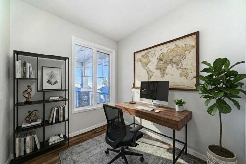 44 Ellen Lane, Crossfield, AB - Indoor Photo Showing Office