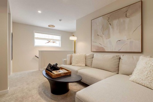75 Bluerock Terrace Sw, Calgary, AB - Indoor Photo Showing Living Room