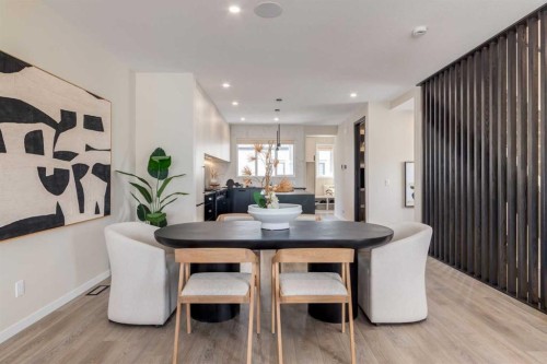 75 Bluerock Terrace Sw, Calgary, AB - Indoor Photo Showing Dining Room
