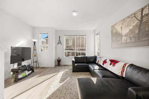 104 Sherwood Lane Nw, Calgary, AB - Indoor Photo Showing Living Room