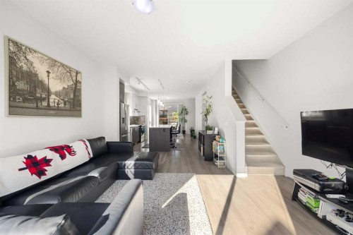 104 Sherwood Lane Nw, Calgary, AB - Indoor Photo Showing Living Room
