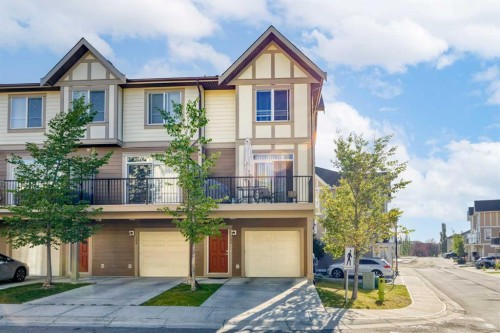 104 Sherwood Lane Nw, Calgary, AB - Outdoor With Balcony With Facade
