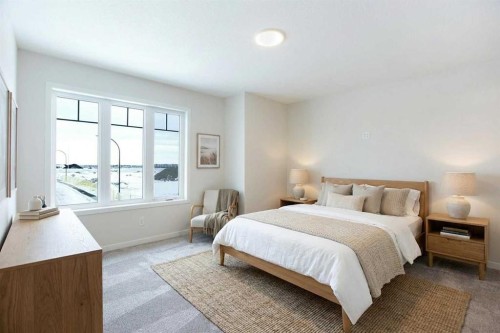 53 Creekside Passage Sw, Calgary, AB - Indoor Photo Showing Bedroom
