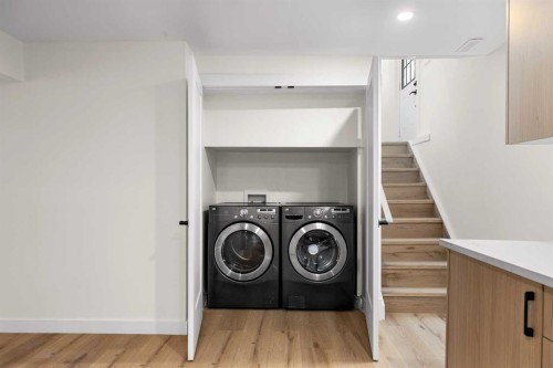 1040 Lake Ontario Drive Se, Calgary, AB - Indoor Photo Showing Laundry Room