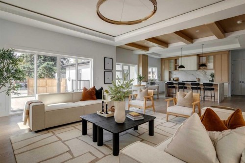 3444 Lane Crescent Sw, Calgary, AB - Indoor Photo Showing Living Room