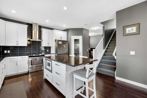 168 Cranford Drive Se, Calgary, AB - Indoor Photo Showing Kitchen With Stainless Steel Kitchen With Upgraded Kitchen