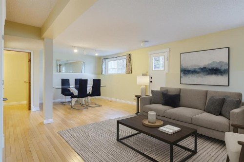 203 Edgeland Road Nw, Calgary, AB - Indoor Photo Showing Living Room
