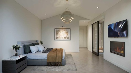 728 25 Avenue Nw, Calgary, AB - Indoor With Fireplace