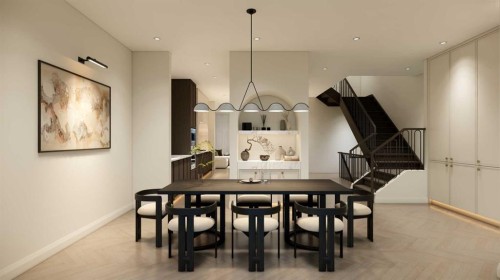 728 25 Avenue Nw, Calgary, AB - Indoor Photo Showing Dining Room