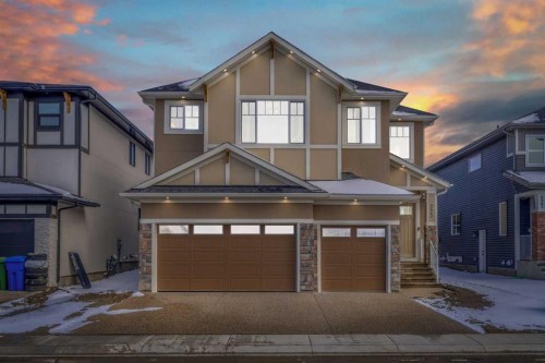 223 Kinniburgh Loop, Chestermere, AB - Outdoor With Facade