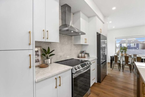 704-200 Belvedere Boulevard Se, Calgary, AB - Indoor Photo Showing Kitchen With Upgraded Kitchen