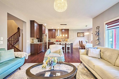 108 Walden Rise Se, Calgary, AB - Indoor Photo Showing Living Room