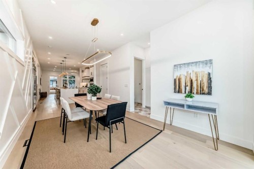 214 27 Avenue Nw, Calgary, AB - Indoor Photo Showing Dining Room