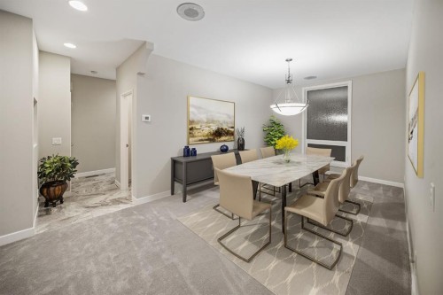 42 Woodhaven Crescent Sw, Calgary, AB - Indoor Photo Showing Dining Room