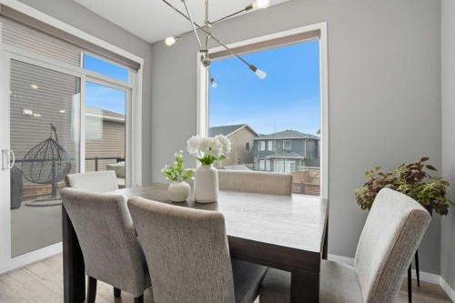 58 Howse Mount Ne, Calgary, AB - Indoor Photo Showing Dining Room