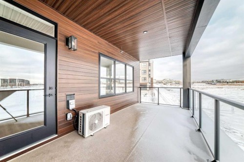 8206-1802 Mahogany Boulevard Se, Calgary, AB - Outdoor With Balcony With Exterior