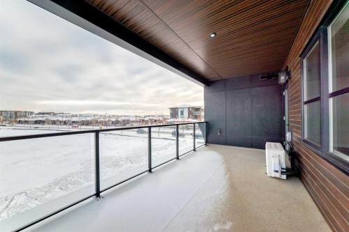 8206-1802 Mahogany Boulevard Se, Calgary, AB - Outdoor With Balcony With Exterior