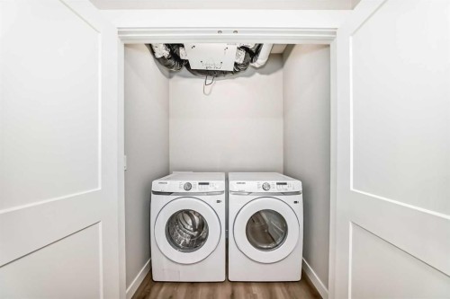 8206-1802 Mahogany Boulevard Se, Calgary, AB - Indoor Photo Showing Laundry Room
