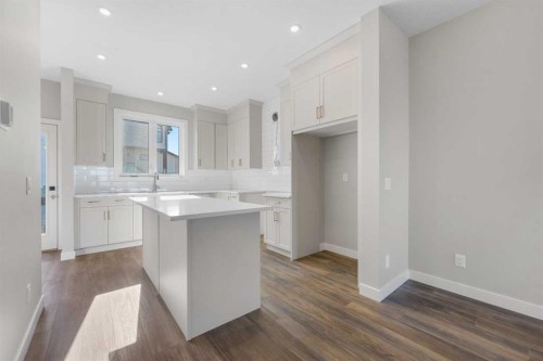 45 Ambleton Boulevard Nw, Calgary, AB - Indoor Photo Showing Kitchen