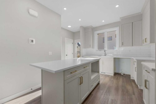 45 Ambleton Boulevard Nw, Calgary, AB - Indoor Photo Showing Kitchen