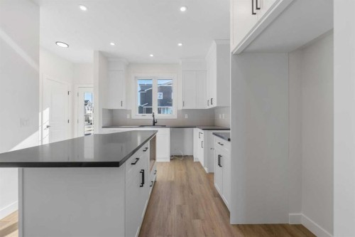 97 Ambleton Boulevard Nw, Calgary, AB - Indoor Photo Showing Kitchen