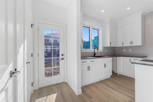 97 Ambleton Boulevard Nw, Calgary, AB - Indoor Photo Showing Kitchen