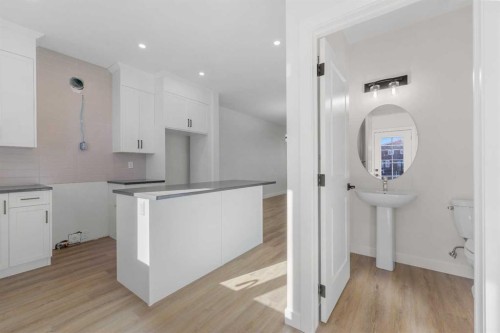 97 Ambleton Boulevard Nw, Calgary, AB - Indoor Photo Showing Kitchen