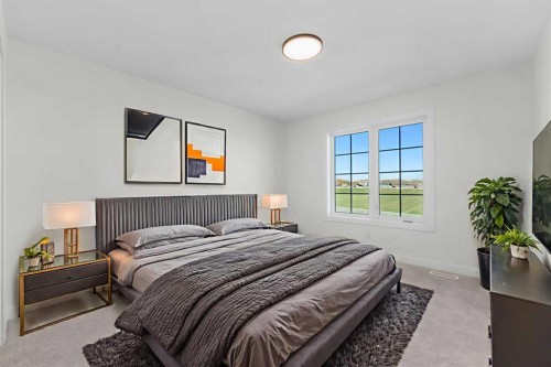97 Ambleton Boulevard Nw, Calgary, AB - Indoor Photo Showing Bedroom