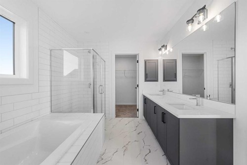 95 Dawson Wharf Mount, Chestermere, AB - Indoor Photo Showing Bathroom
