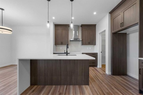 134 Northern Lights Crescent, Langdon, AB - Indoor Photo Showing Kitchen