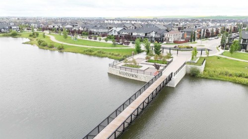117 Midtown Close Sw, Airdrie, AB - Outdoor With Body Of Water With View