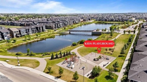 117 Midtown Close Sw, Airdrie, AB - Outdoor With Body Of Water With View