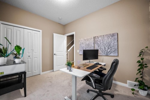 1071 Cornerstone Street Ne, Calgary, AB - Indoor Photo Showing Office
