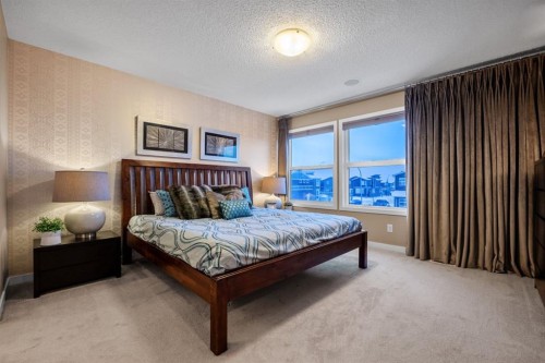 1071 Cornerstone Street Ne, Calgary, AB - Indoor Photo Showing Bedroom
