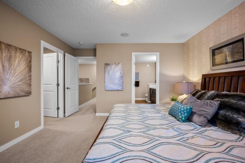 1071 Cornerstone Street Ne, Calgary, AB - Indoor Photo Showing Bedroom