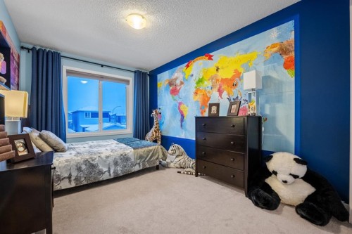 1071 Cornerstone Street Ne, Calgary, AB - Indoor Photo Showing Bedroom