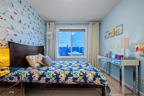 1071 Cornerstone Street Ne, Calgary, AB - Indoor Photo Showing Bedroom