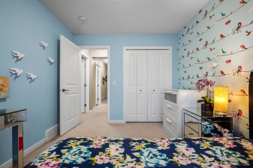 1071 Cornerstone Street Ne, Calgary, AB - Indoor Photo Showing Bedroom