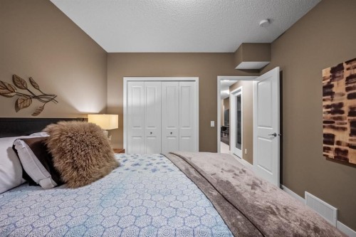 1071 Cornerstone Street Ne, Calgary, AB - Indoor Photo Showing Bedroom