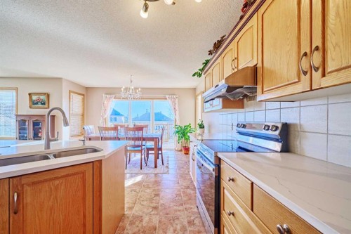 60 Edgeridge Close Nw, Calgary, AB - Indoor Photo Showing Kitchen With Double Sink