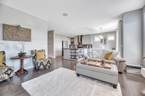 54 Chaparral Valley Square Se, Calgary, AB - Indoor Photo Showing Living Room